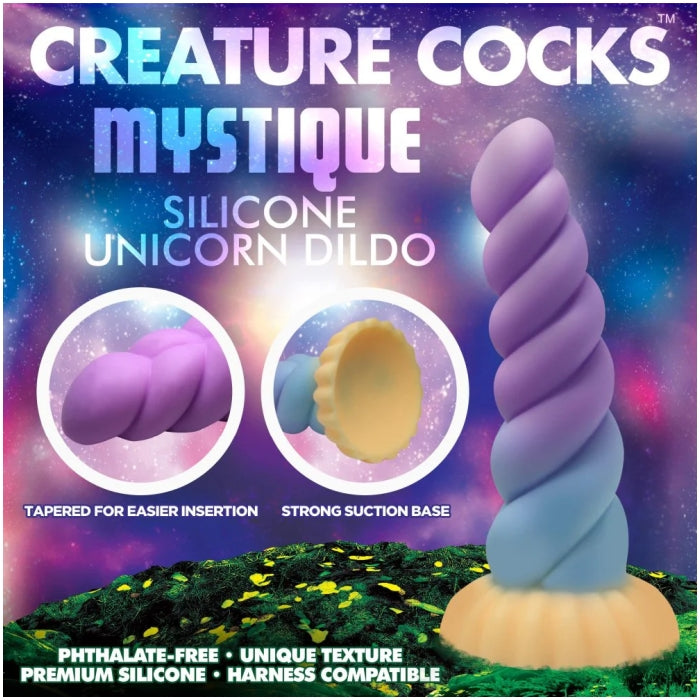 CC MYSTIQUE SILICONE UNICORN DILDO