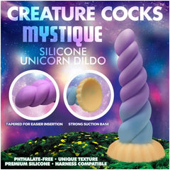 CC MYSTIQUE SILICONE UNICORN DILDO