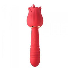 IN BLOOMGASM RACY ROSE THRUSTING & LICKING ROSE VIBRATOR