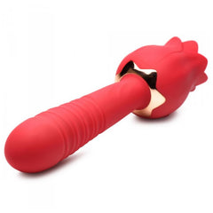 IN BLOOMGASM RACY ROSE THRUSTING & LICKING ROSE VIBRATOR