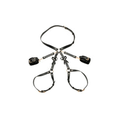 BONDAGE HARNESS W/BOWS - M/L