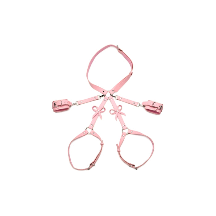 BONDAGE HARNESS W/BOWS - M/L
