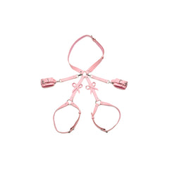 BONDAGE HARNESS W/BOWS - M/L