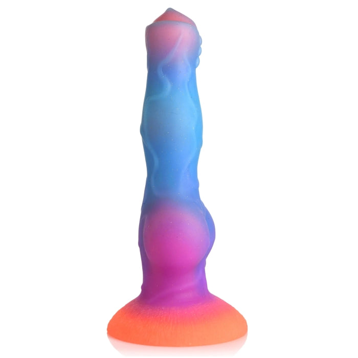 CC SPACE COCK GLOW-IN-THE-DARK SILICONE ALIEN DILDO
