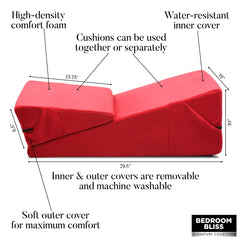 BB LOVE CUSHION SET FOAM WEDGE PILLOW