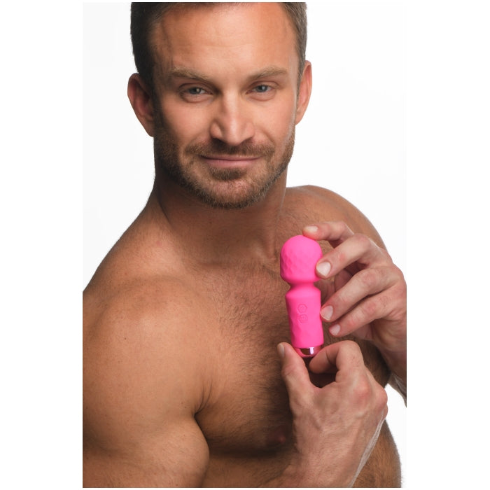 10X MINI SILICONE WAND - PINK