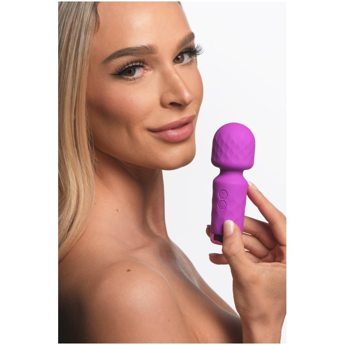 10X MINI SILICONE WAND - PURPLE