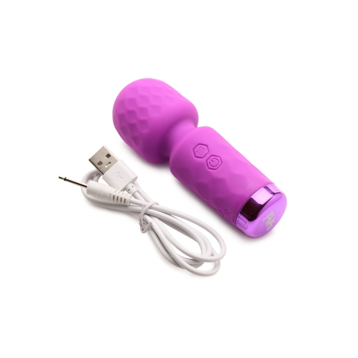 10X MINI SILICONE WAND - PURPLE