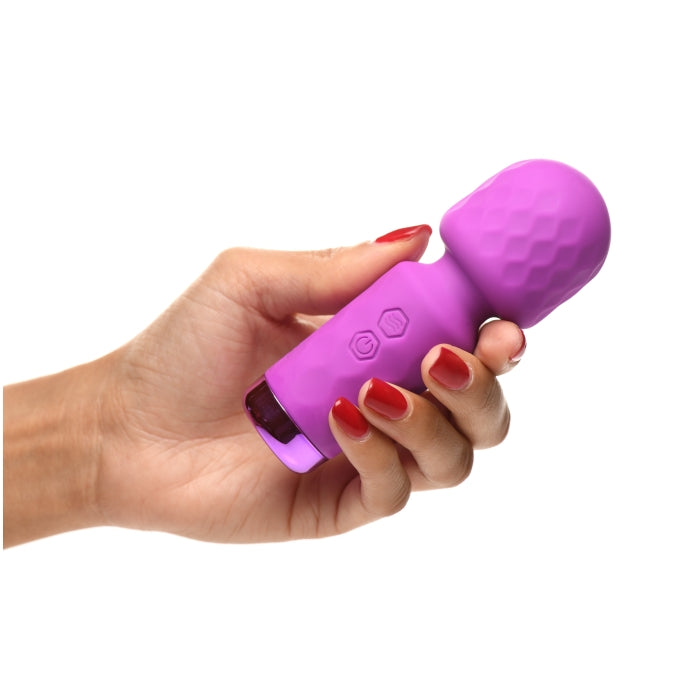 10X MINI SILICONE WAND - PURPLE