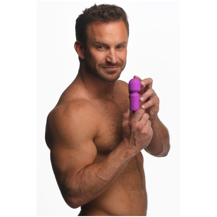 10X MINI SILICONE WAND - PURPLE