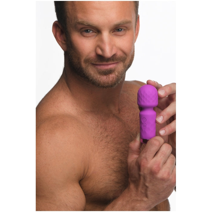 10X MINI SILICONE WAND - PURPLE