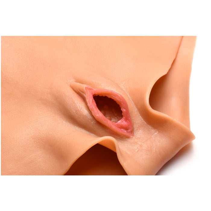 PUSSY PANTIES SILICONE VAGINA + ASS PANTIES - LARGE