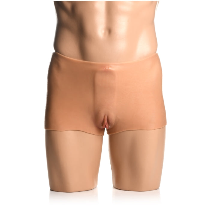 PUSSY PANTIES SILICONE VAGINA + ASS PANTIES - LARGE