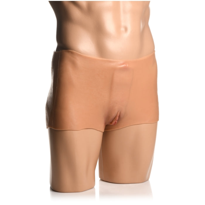 PUSSY PANTIES SILICONE VAGINA + ASS PANTIES - LARGE