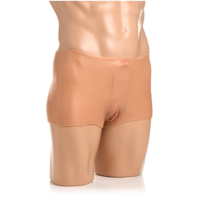 PUSSY PANTIES SILICONE VAGINA + ASS PANTIES - LARGE