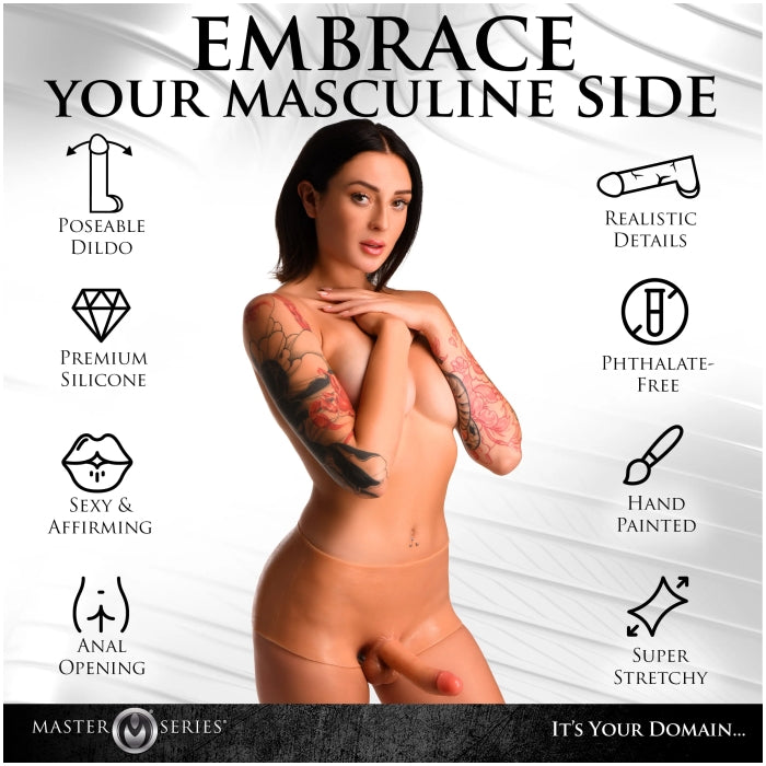 MS BONER BRIEFS SILICONE PENIS PANTIES - MEDIUM