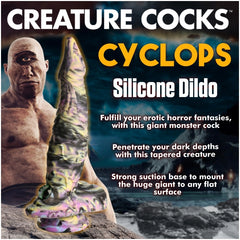 CC CYCLOPS MONSTER SILICONE DILDO