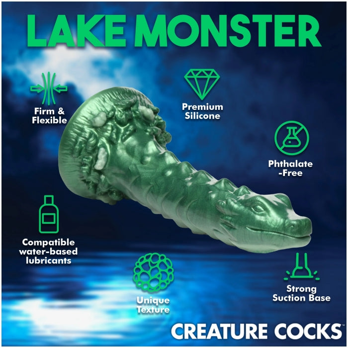 CC COCKNESS MONSTER LAKE CREATURE SILICONE DILDO