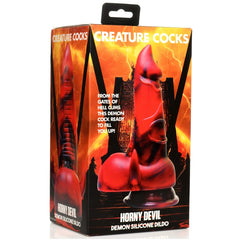 CC HORNY DEVIL DEMON  SILICONE DILDO