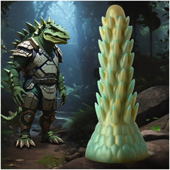 CC STEGOSAURUS SPIKY REPTILE SILICONE DILDO