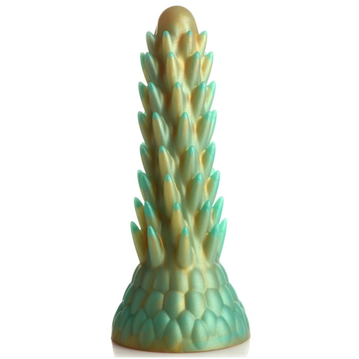 CC STEGOSAURUS SPIKY REPTILE SILICONE DILDO