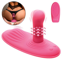 IN SPIN 'N' GRIND ROTATING & VIBRATING SILICONE GRINDER - PINK