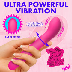 G-SPOT VIBE PINK FLEXIBLE SILICONE