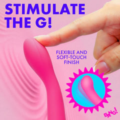 G-SPOT VIBE PINK FLEXIBLE SILICONE