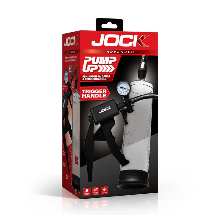 PENIS PUMP W/ GAUGE & TRIGGER HANDLE PUMP UP