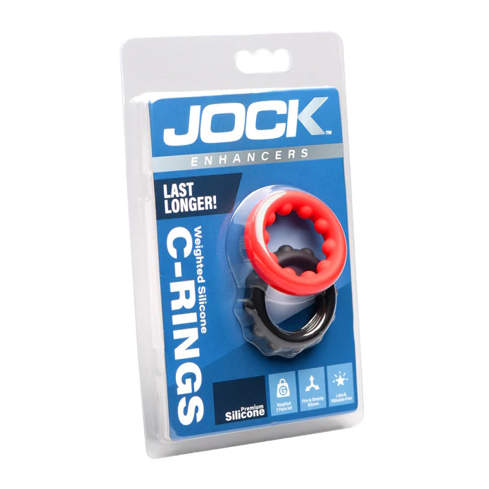 WEIGHTED SILICONE COCK RING SET
